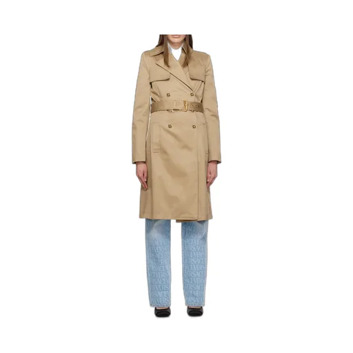Versace Medusa Double-Breasted Trench Coat