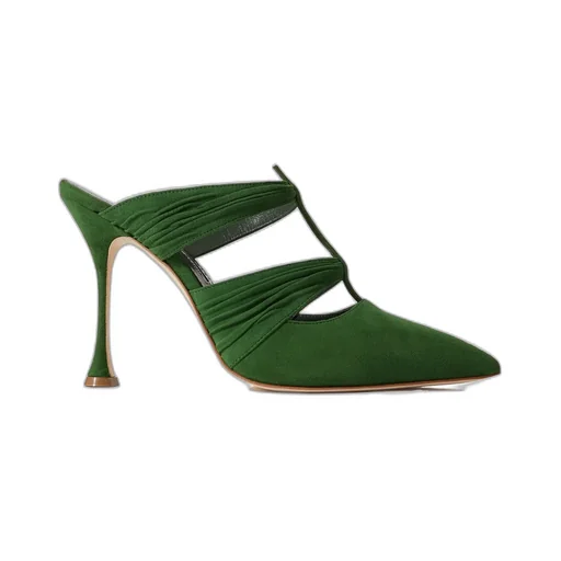 High-Heeled Muller Shoes