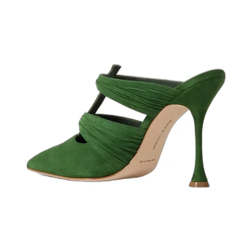 High-Heeled Muller Shoes