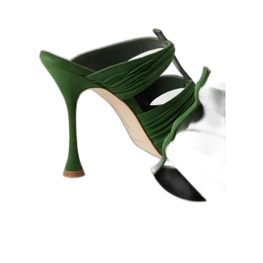 High-Heeled Muller Shoes