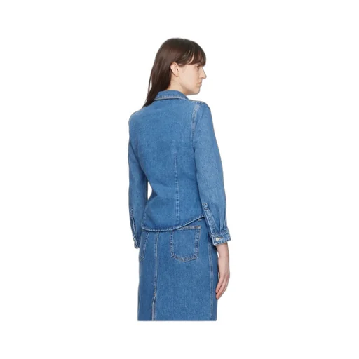 Long-Sleeved Denim Shirt