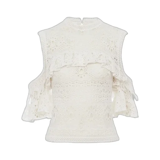 Chloé Sleeveless Crochet Knit Top