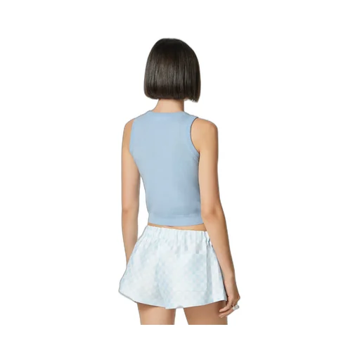 Bead-Embellished Knitted Top