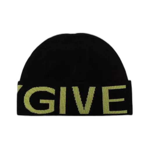 Logo Intarsia-Knit Wool Beanie