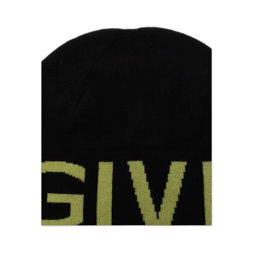 Logo Intarsia-Knit Wool Beanie