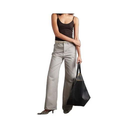 High-Waisted Wide-Leg Jeans