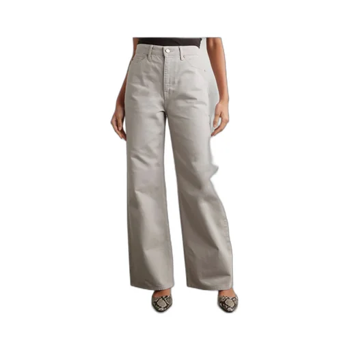 High-Waisted Wide-Leg Jeans