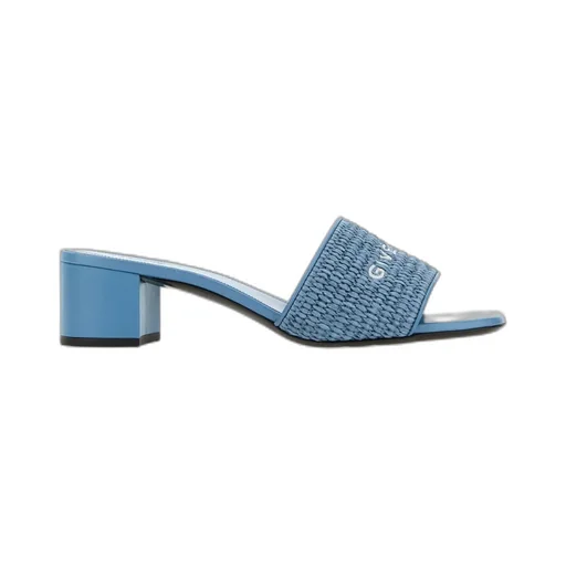 Givenchy Logo Embroidered Heeled Sandals