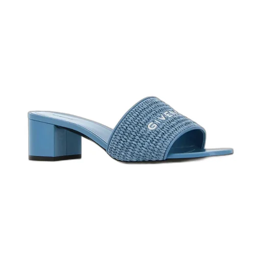 Givenchy Logo Embroidered Heeled Sandals