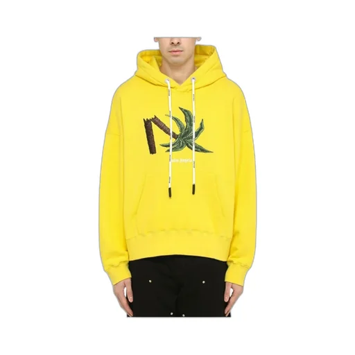 Palm Angels Palm Embroidered Drawstring Hoodie