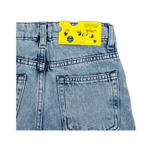 Off-White Kids Diag-Stripe Printed Denim Jacket
