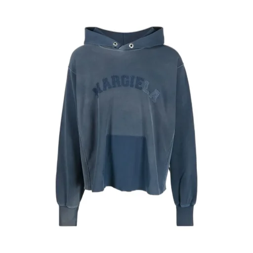 Faded Logo-Patch Hoodie