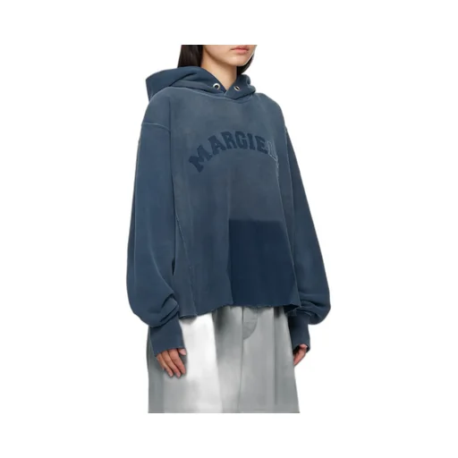 Faded Logo-Patch Hoodie
