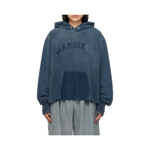 Faded Logo-Patch Hoodie