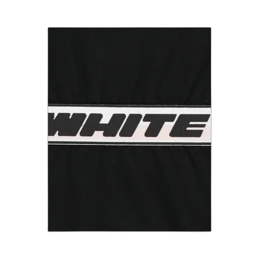 Off-White Kids Logo Waistband Short-Sleeved Dress