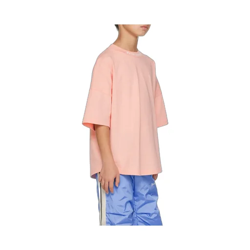 Palm Angels Kids Logo Printed Crewneck T-Shirt