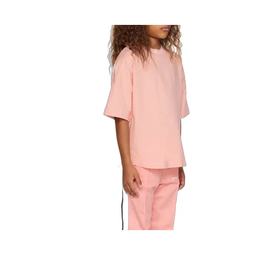 Palm Angels Kids Logo Printed Crewneck T-Shirt