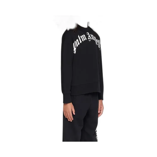 Palm Angels Kids Logo Printed Crewneck Sweatshirt
