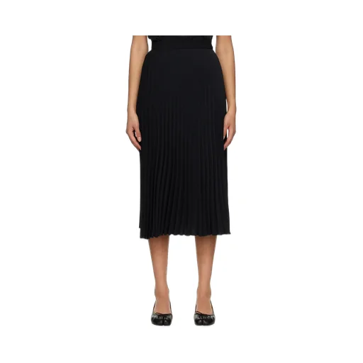 Pleated Midi Skirt