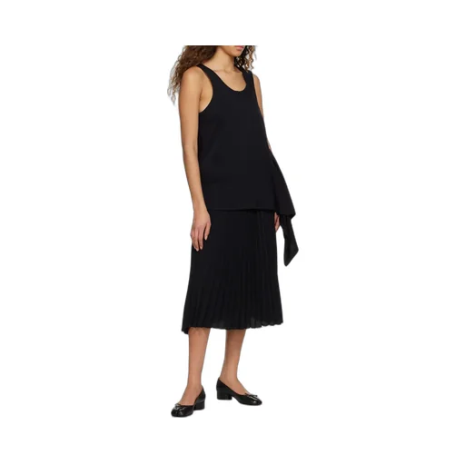 Pleated Midi Skirt