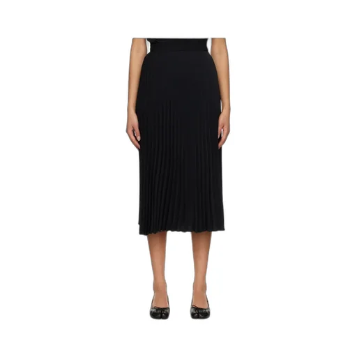 Pleated Midi Skirt