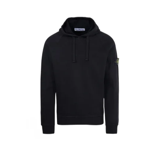 Logo-Patch Drawstring Pullover Hoodie