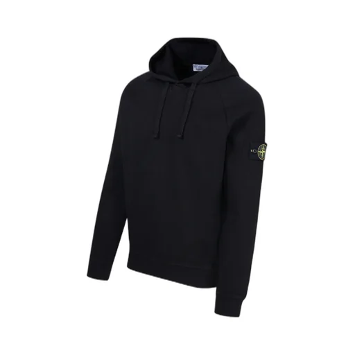 Logo-Patch Drawstring Pullover Hoodie