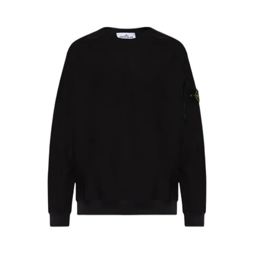 Compass-Motif Long-Sleeved Sweatshirt