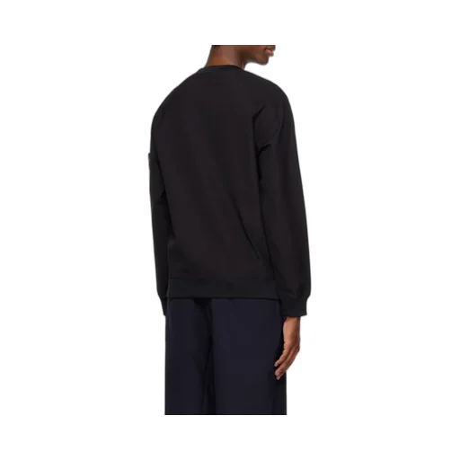 Compass-Motif Long-Sleeved Sweatshirt