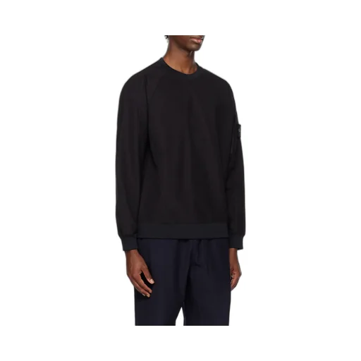 Compass-Motif Long-Sleeved Sweatshirt