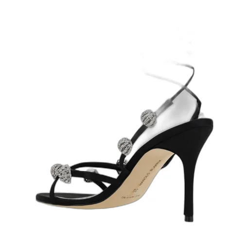 Manolo Blahnik Elsaka Embellished Strappy Sandals