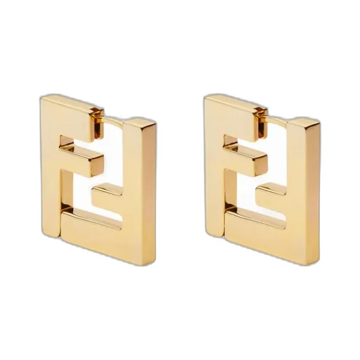 Fendi Ff Motif Shaped Earrings