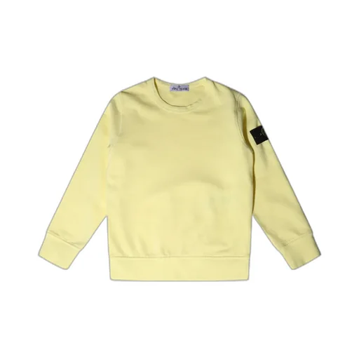 Stone Island Junior Logo Patch Crewneck Sweatshirt