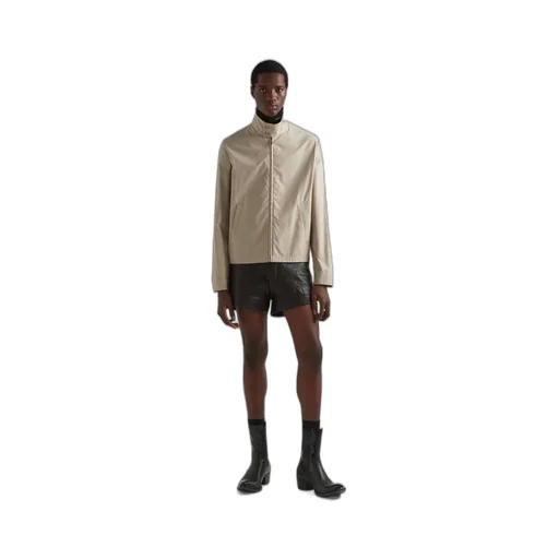 Cotton-Blend Blouson Jacket
