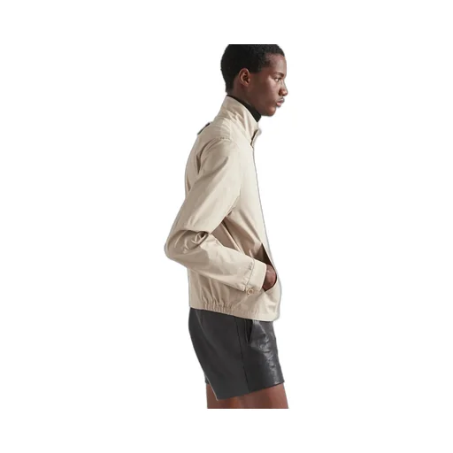 Cotton-Blend Blouson Jacket