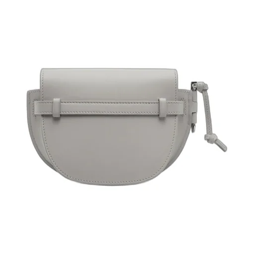 Mini Gate Dual Bag In Soft Calfskin And Jacquard