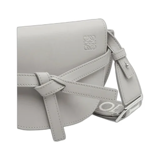 Mini Gate Dual Bag In Soft Calfskin And Jacquard