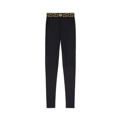 Versace La Greca Printed Waistband Leggings