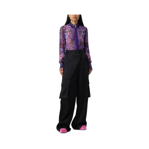 Versace Straight Leg Tailored Pants