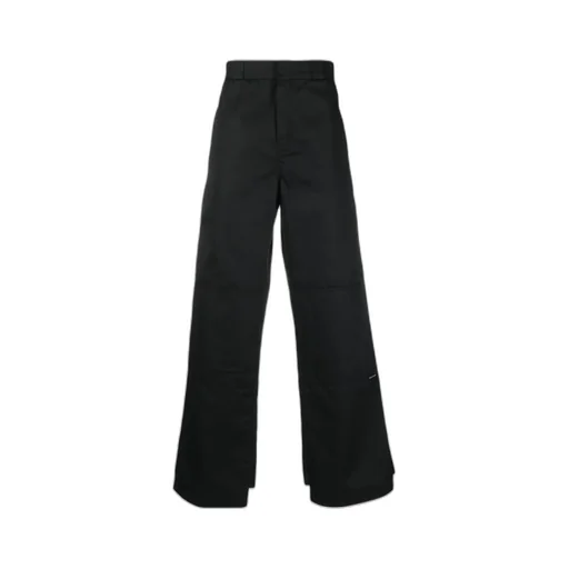Palm Angels Logo Detailed Straight-Leg Trousers