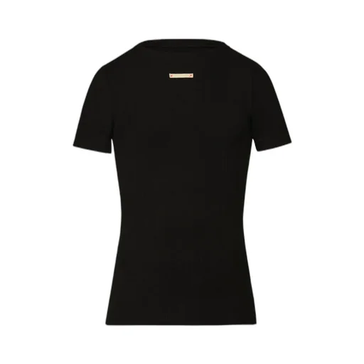 Maison Margiela Logo Patch Knitted T-Shirt