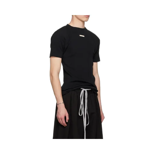 Maison Margiela Logo Patch Knitted T-Shirt