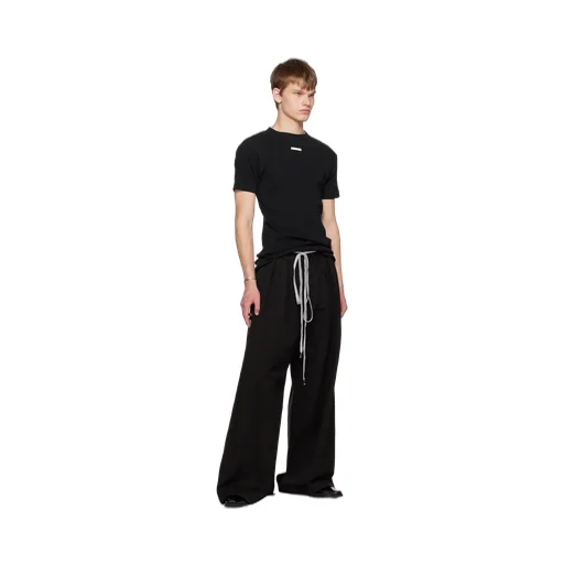 Maison Margiela Logo Patch Knitted T-Shirt