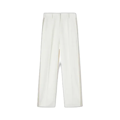 Palm Angels Knitted Tape High Rise Suit Pants