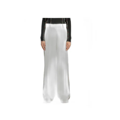 Palm Angels Knitted Tape High Rise Suit Pants