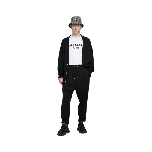 Balmain Drawstring Cropped Trousers