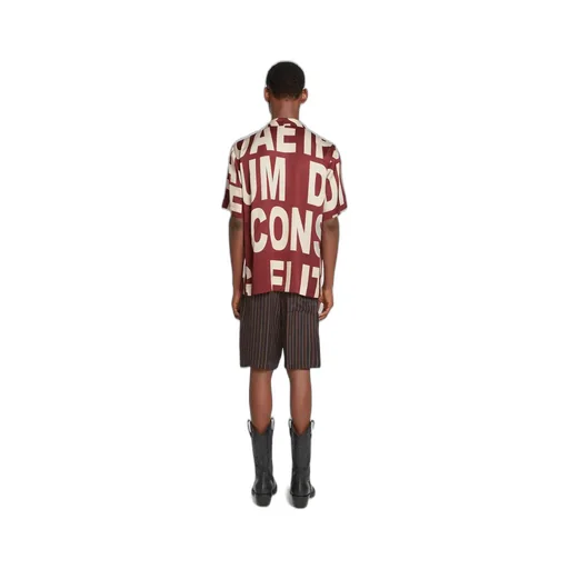 Dries Van Noten Logo Printed Buttoned Shirt