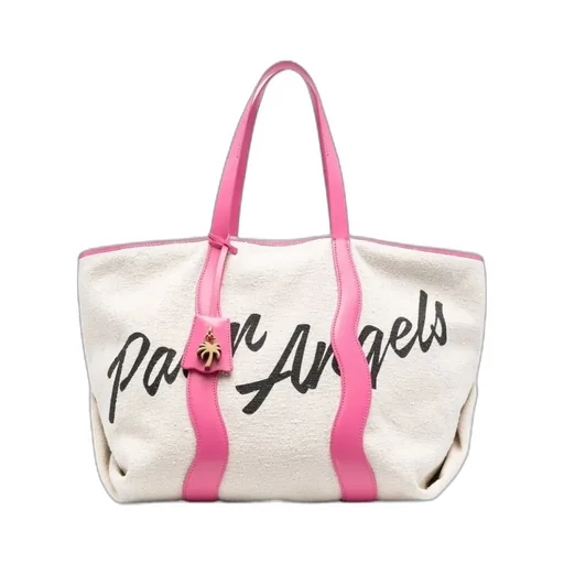Logo-Print Canvas Tote Bag