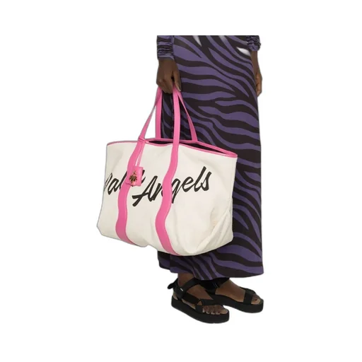 Logo-Print Canvas Tote Bag