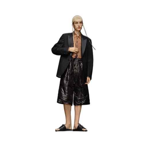 Maison Margiela Striped-Effect Oversize Tuxedo Blazer